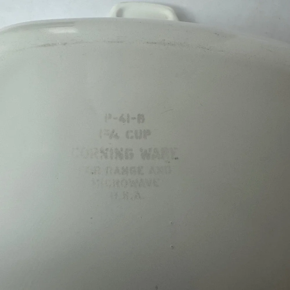 Corning Ware Blue Cornflower P-41-B Petite Pan 1 3/4 Cup Casserole Dish Vintage